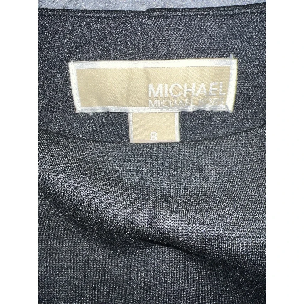 Women's Michael Kors Black Sheath Dress With Gold Grommets. Size 8‎